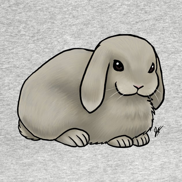 Small Mammal - Rabbit - Holland Lop Lilac by Jen's Dogs Custom Gifts and Designs